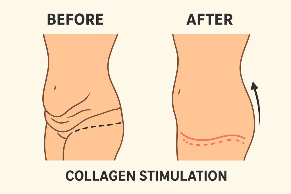 Before and after results for sagging skin after weight loss injections Keighley