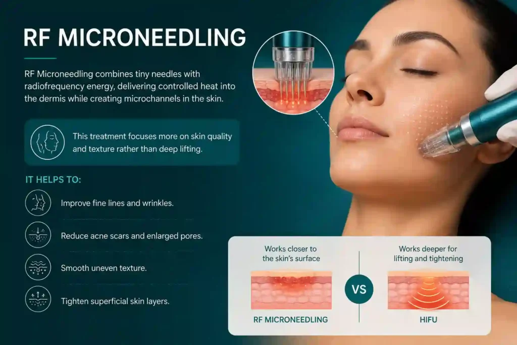 What Does RF Microneedling Do That HIFU Alone Cannot Keighley